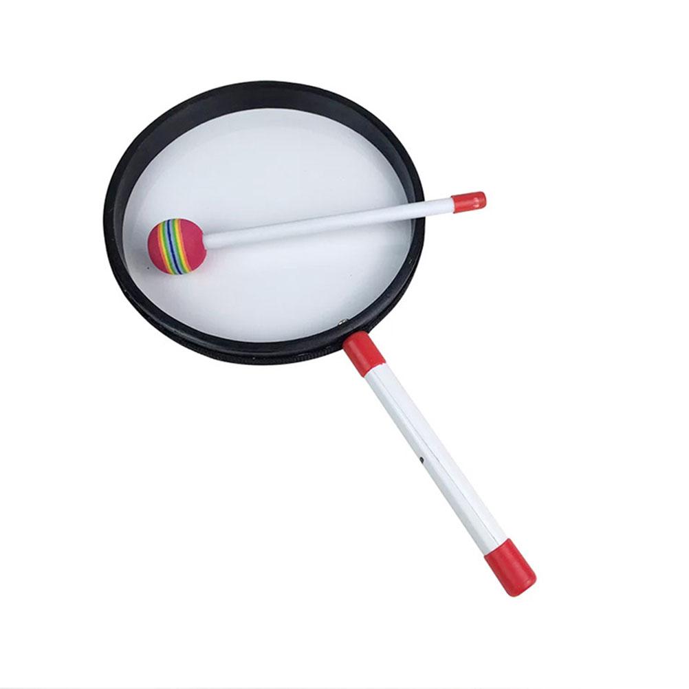 Милый барабан в форме леденца с радужной палочкой, музыкальные ритмические инструменты, для детей, малышей