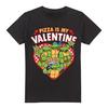 Teenage Mutant Ninja Turtles Mens Pizza Is My Valentine T-Shirt