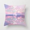 Pink Sky Cloud Peach Leather Velvet Pillowcase Sofa Office Pillow Cushion Cover