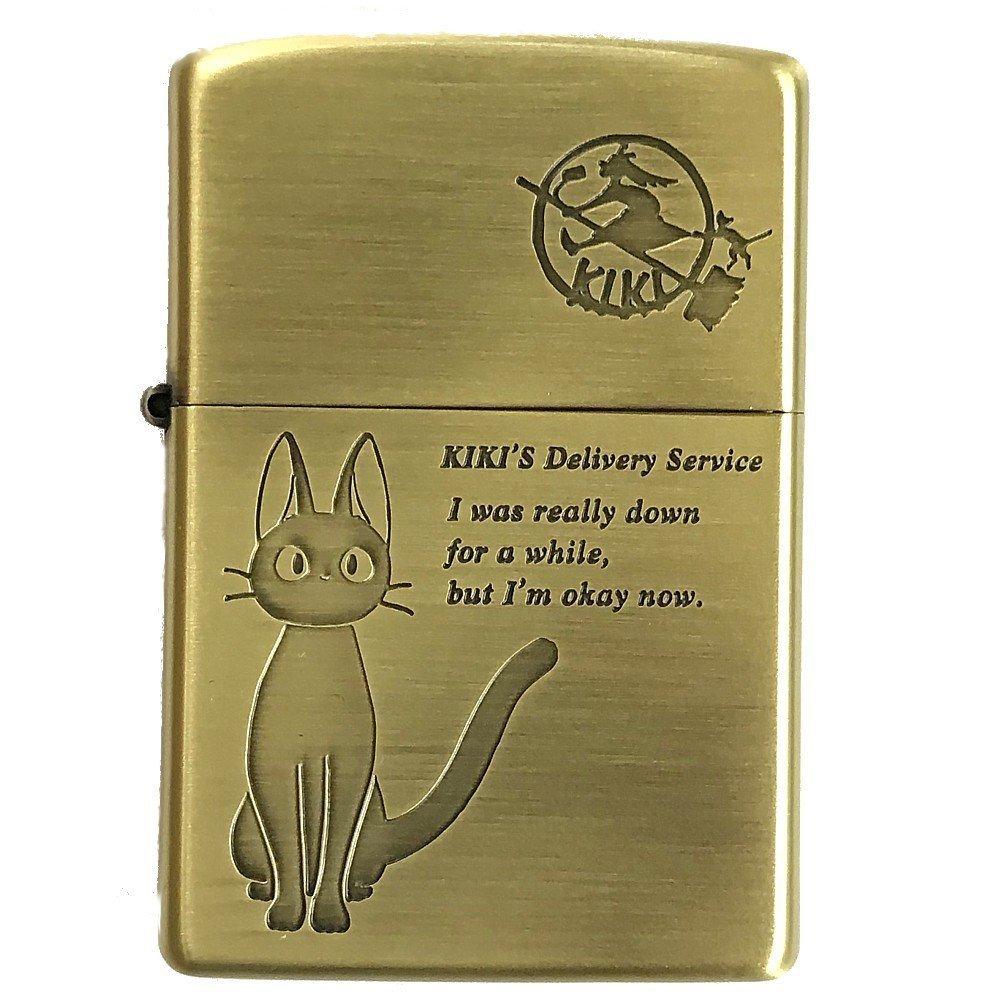 ZIPPO Lighter Studio Ghibli Delivery Service Jiji Antique Gold Kiki's NZ-11