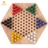 Деревянная развивающая доска Детский классический набор Халма Китайские шашки Стратегическая семейная игра Фишки