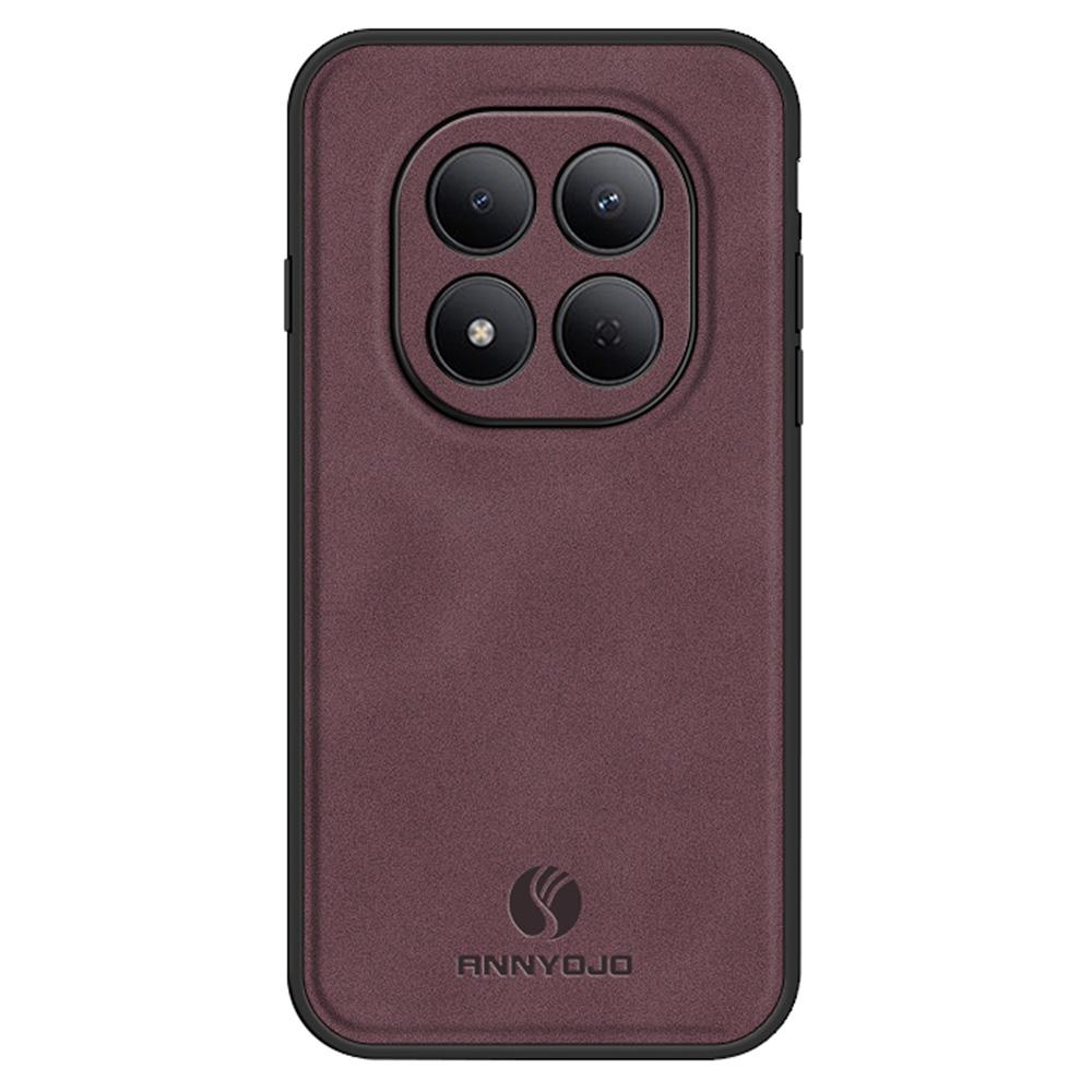 ANNYOJO For Xiaomi Redmi Note 15 Pro 5G (Global) Case PU Leather + PC + TPU Anti Drop Phone Back Cover