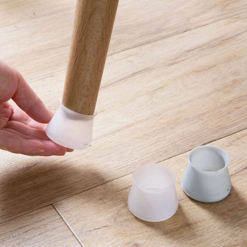 4 шт. Силиконовые накладки на ножки стульев, накладки на ножки, чехлы для мебели и столов, защитные накладки на пол