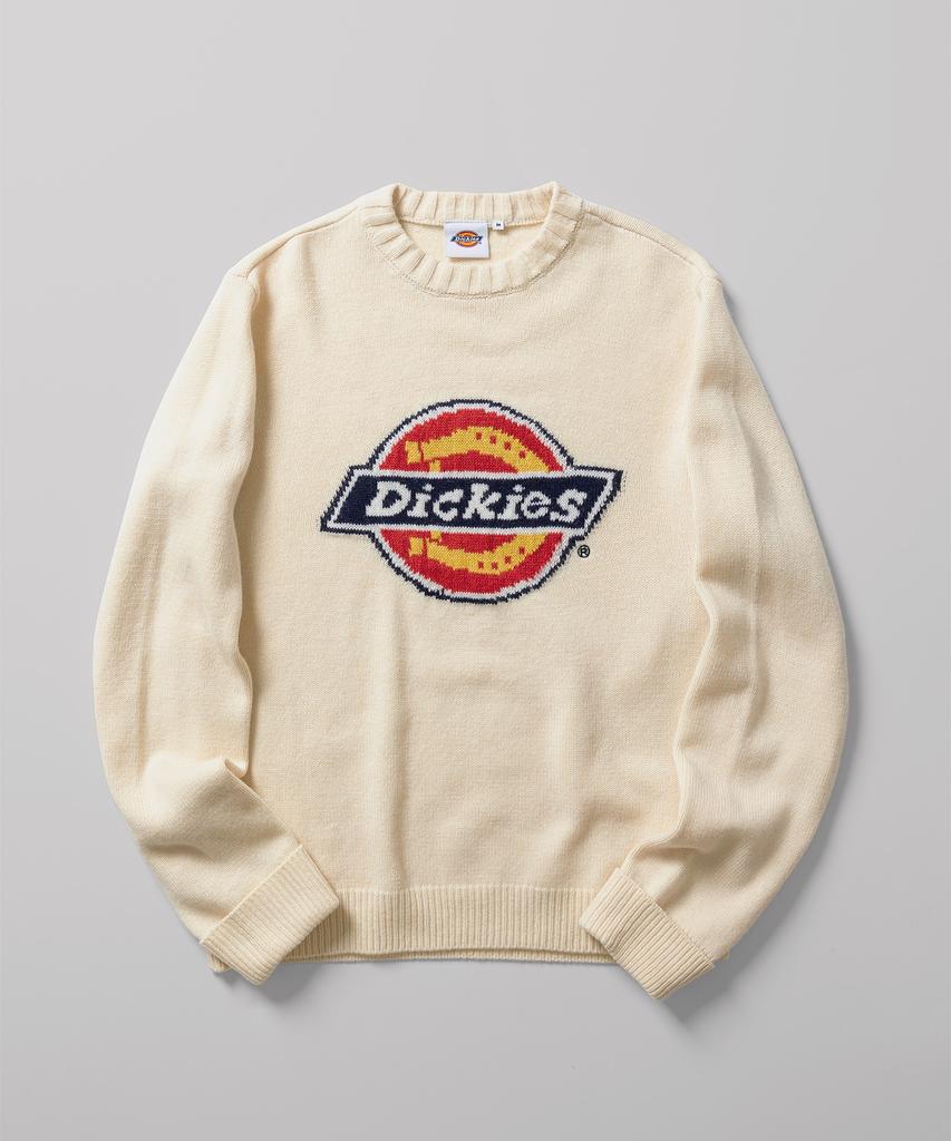 Dickies Свитер с логотипом-деревом, вязаный, кремовый