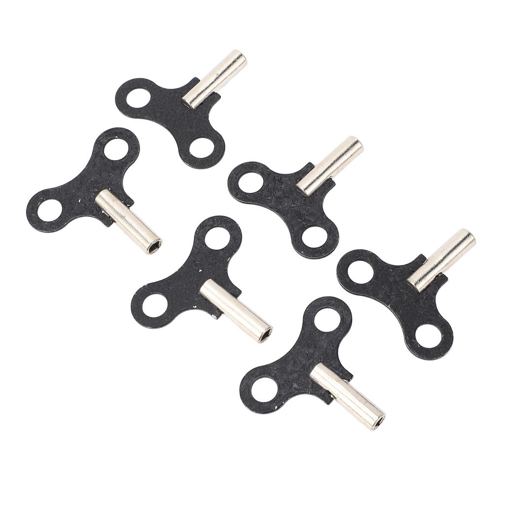 6 шт. заводные ключи подвесные настольные часы заводной ключ стальные запасные части для антиквариата и винтажа