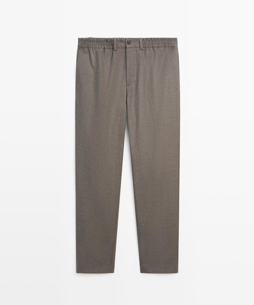 Брюки Masimodutti из смесовой шерсти