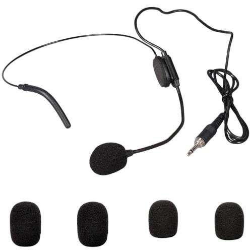 AkNebriax 20-Piece Replacement Microphone Sponge for Intercom Headsets, Noise Reduction, Black Windscreen, Microphone Sponge Caps for Noise Reduction,