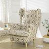 Чехлы на стулья с цветочным принтом, эластичные чехлы на кресла из спандекса, скандинавские эластичные съемные чехлы для диванов с чехлами на сиденья
