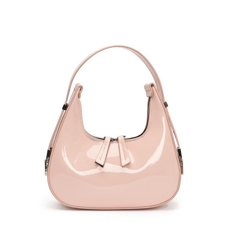 Нишевая дизайнерская сумка из лакированной кожи женская новая весенняя модная универсальная сумка через плечо сумка под мышкой