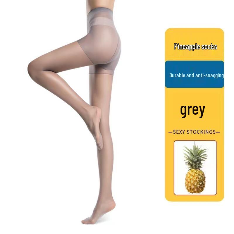 Женские ультратонкие колготки против зацепок - телесные/черные, большого размера, весна/лето