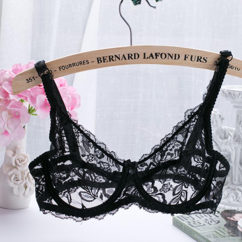 Women Sexy Lace Bras Push Up Bralette Embroidery Bra  Hollow Out Brassiere Female Underwire Underwear