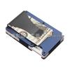 Алюминиевый RFID-держатель для кредитных карт - Металлический кейс с защитой от размагничивания и скимминга