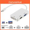Мини DisplayPort к HDMI DVI VGA 3-в-1 адаптер с чипсетом для Macbook Pro Air для настройки нескольких мониторов
