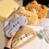 Funny Cat Cartoon Pencil Case Kawaii Stationery Storage Bag Cat Pencil Pouch  School Supplies