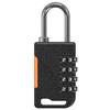 Padlock 4 Digit Password Lock Zinc Alloy Security Coded Lock Durable Backpack Zipper Lock  Travel