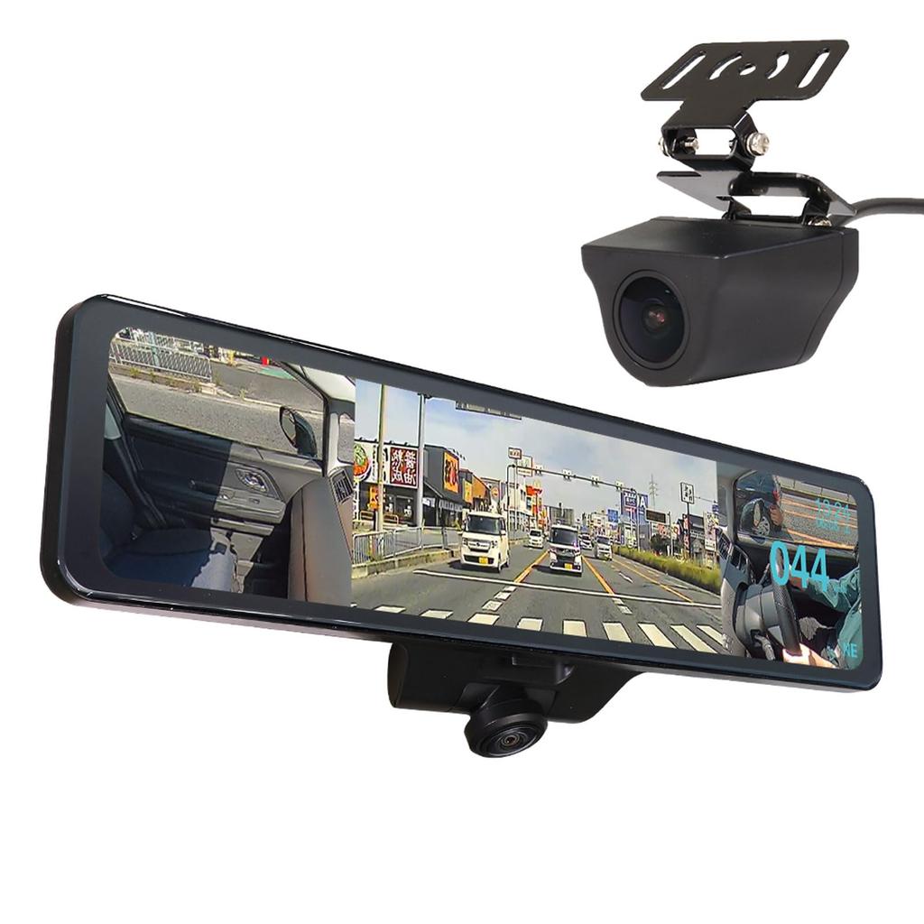 MAXWIN Drive Recorder Mirror Type Mirror Inch 60fps Sony Starvis 360 Degree Omnidirectional Recording HDR Full HD 1080P Exterior Rear Camera 11.88