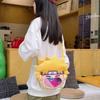 Узумаки Сакура Харуно Наруто Мультяшный Узор Плюшевый Рюкзак Милая Сумка Студент