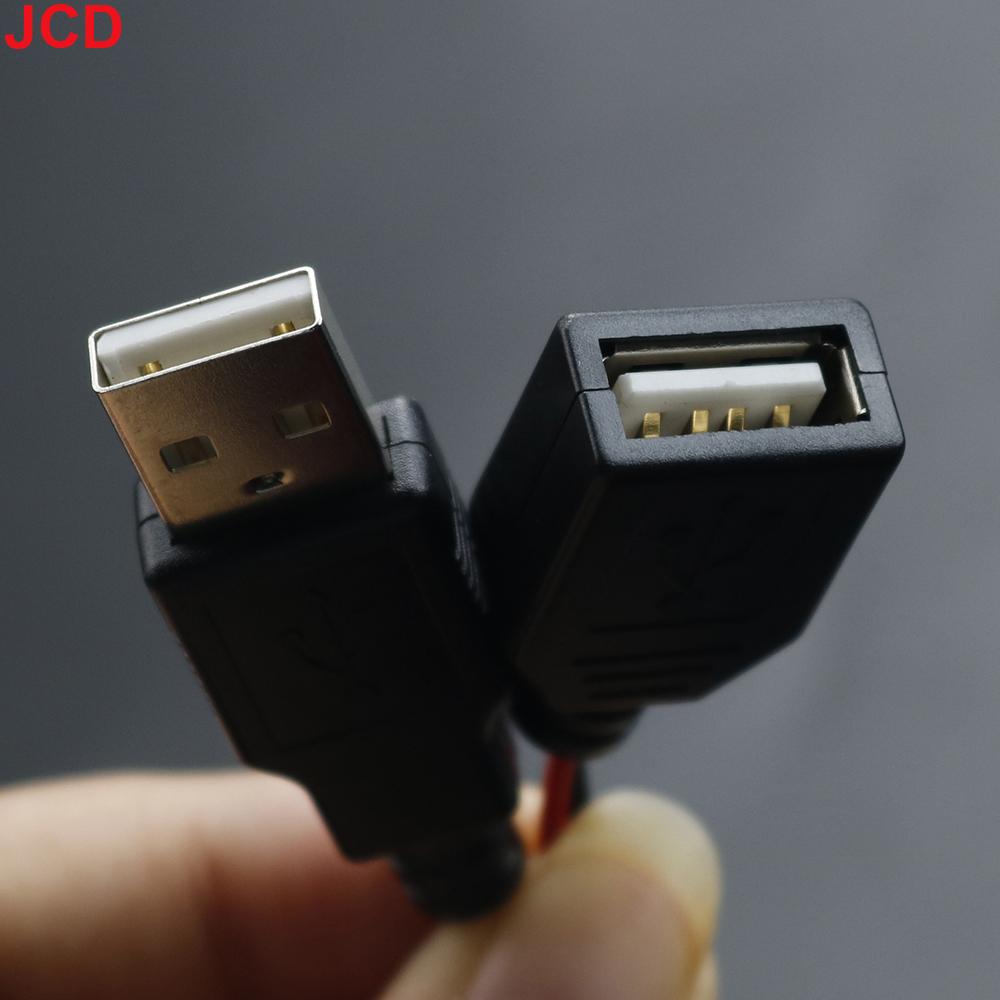 JCD 1piece USB to 4MM Banana Plug Test Cable USB Male/Female To Banana Head Connection Cable A Female Charging Cable
