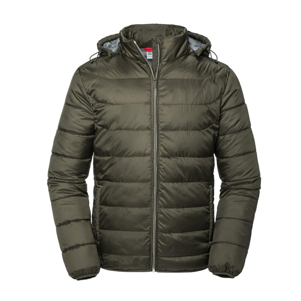 Russell Mens Nano Hooded Padded Jacket
