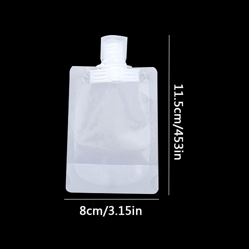 Прозрачная упаковочная сумка-раскладушка, пластиковая сумка с носиком, портативная дорожная упаковочная сумка для жидкости, макияжа для лосьона, шампуня