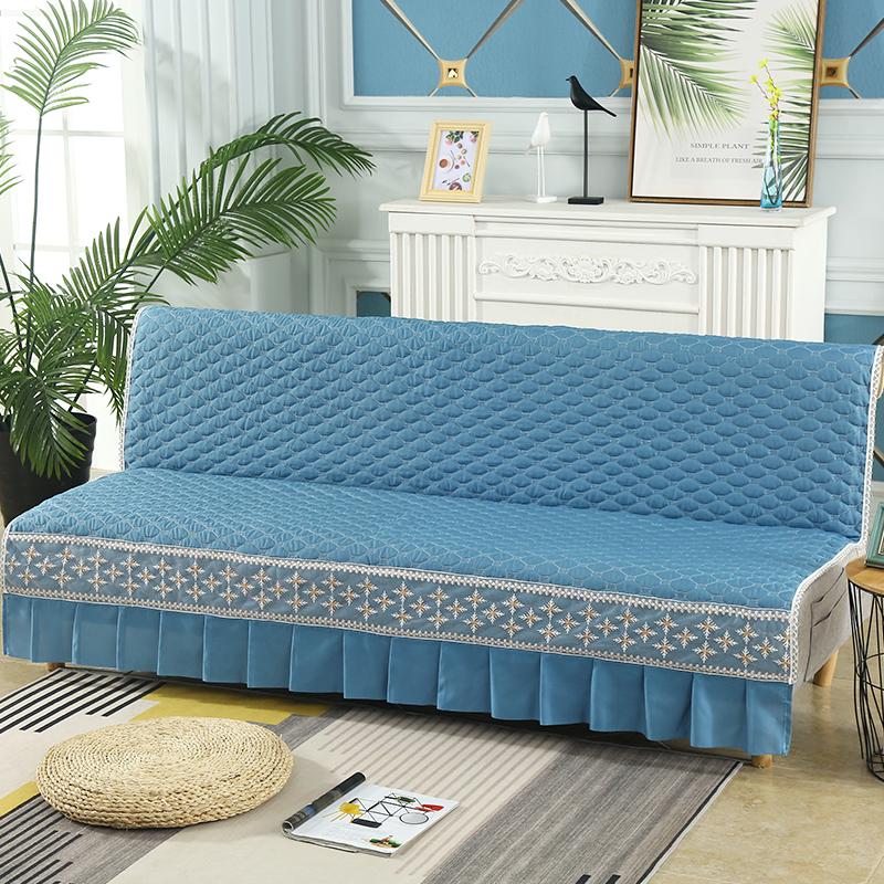 Universal Stretch Sofa Bed Cover Couch Covers Armless Sofa Cover Washable Elastic Folding Furniture Sofa Bed Covers