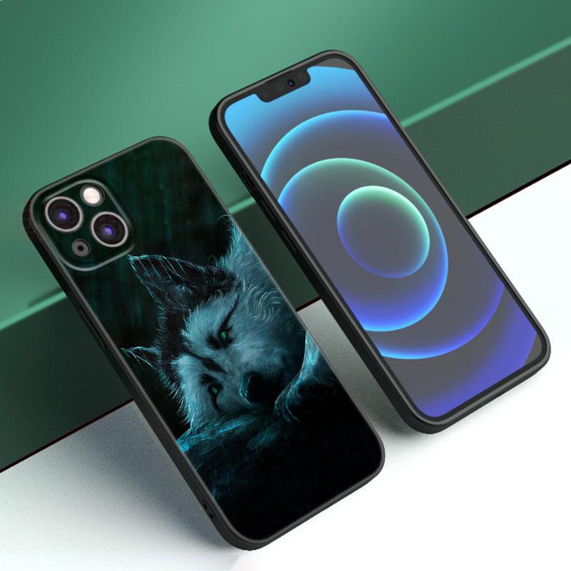 The Wolf Fierce Phone Case For iPhone Samsung Galaxy Redmi Xiaomi Oppo OnePlus Note S A 7 8 9 10 11 12 13 14 20 21 22 23 53 54 Pro Max Plus Ultra