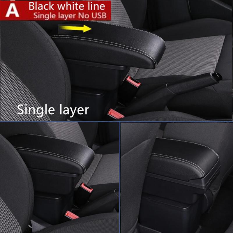 Для Nissan Versa Подлокотник Ящик Almera 2020-2024 Ящик для хранения на центральной консоли Пепельница Подстаканник Искусственная кожа USB-зарядка Светодиод