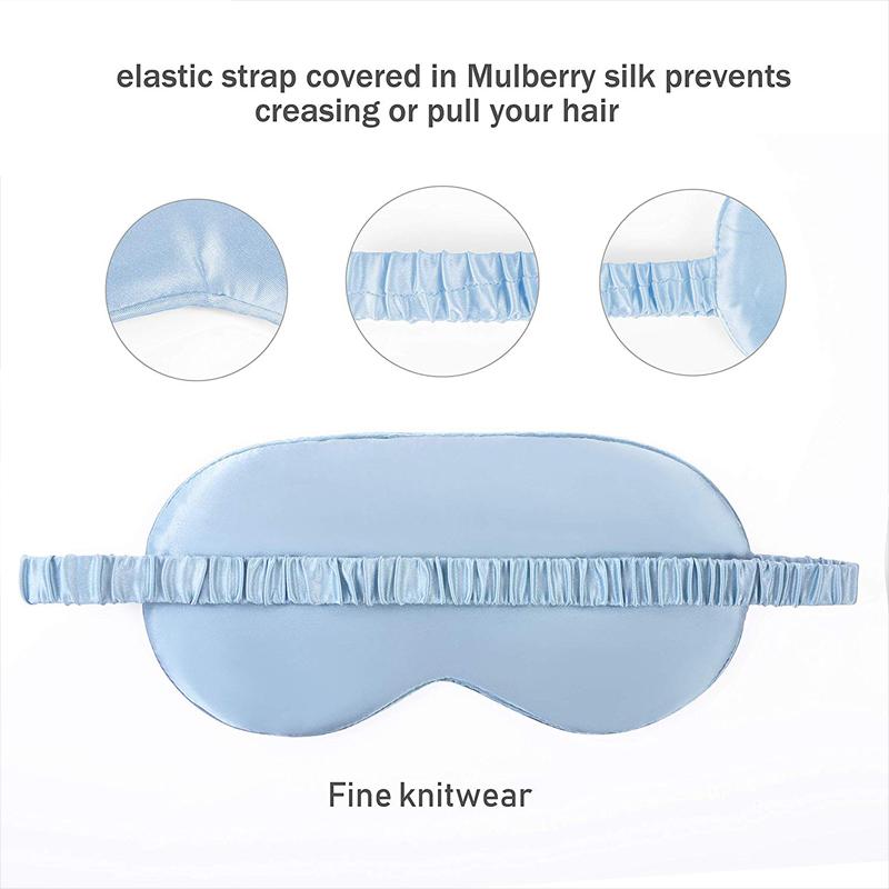 100% 16 Момми шелковистый чехол для глаз из чистого шелка, двухсторонний оттенок для глаз, маска для сна, повязка на глаза, повязка на глаза, защита для сна, здоровье