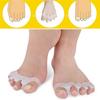 1 Pair Silicone Toe Spacer Separator Straightener Spreader Pain Relief