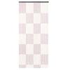 Navaris Checkered Beaded Curtain for Entryway Door Bead Curtain Safe and Easy Ideal for Privacy Beaded Fly Screen for Door Bamboo Boho Screen for