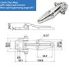 4" Industrial Style Flat Manufacturer Cabinet Refrigerator Oven Door Hinge