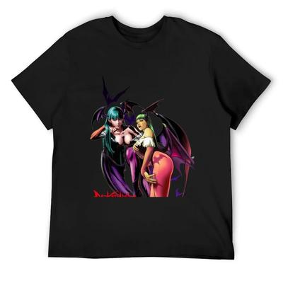 Морриган Darkstalkers Футболка хиппи одежда аниме одежда мужская футболка мужская дизайнерская футболка