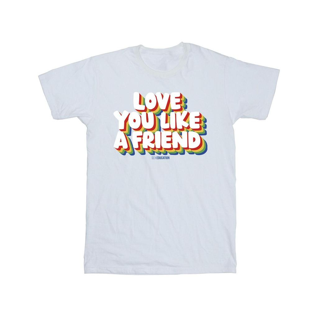 Netflix Mens Sex Education Love Like A Friend T-Shirt