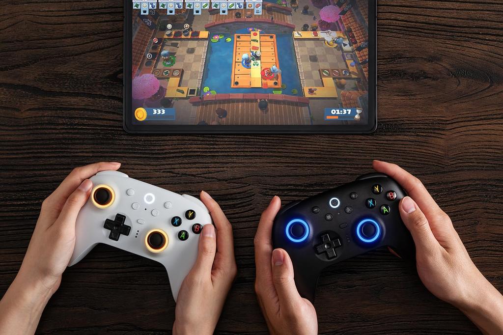 8BitDo Ultimate 2 беспроводной контроллер для Windows игровой контроллер с TMR Switchable Hall RGB Fire 8 Speed Wireless Technology и Android, джойстик,
