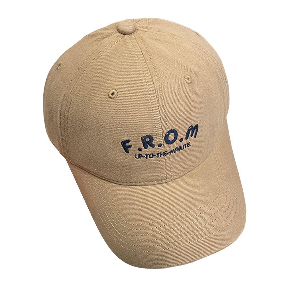 Embroidered Sun Hat Show Face Small Duck Tongue Cap Fashion Baseball Hat