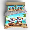 Tropical Pandas' Paradise Party Bedding sets Duvet covers Pillowcases(1* Duvet Cover 2* Pillowcases without duvet insert)