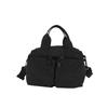 Personalized solid color lightweight small bag women's 2026 autumn new casual contrasting color messenger bag portable pillow bag