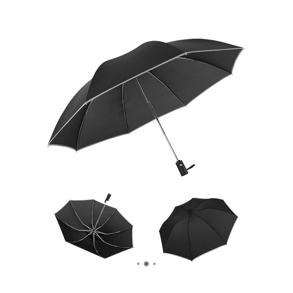 Automatic Umbrella Reverse Folding Business Umbrella With Reflective Strips