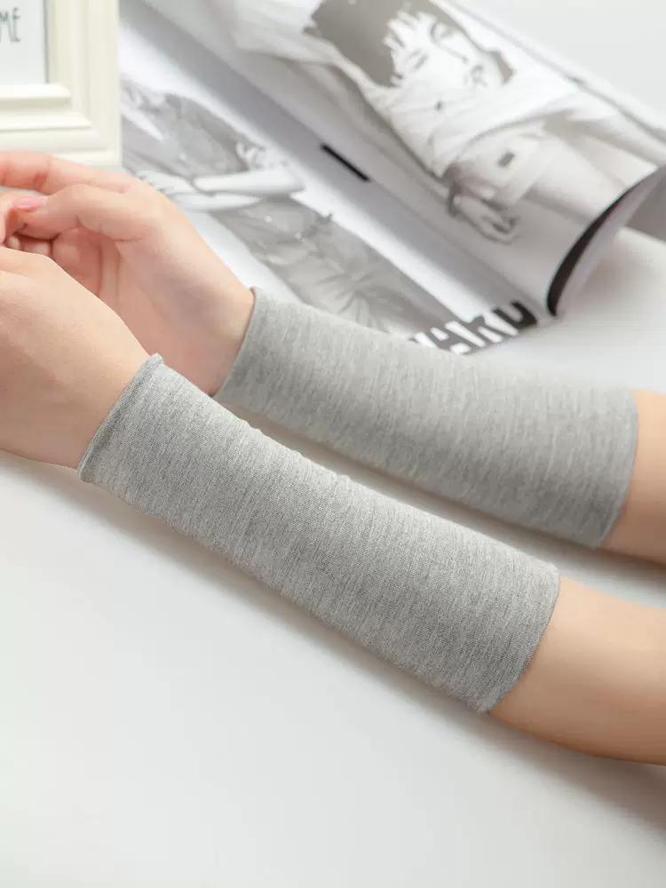 Summer Wristbands for Men to Cover Tattoo Scars, Fashionable Ultra-Thin Long Arm Sleeves for Women, Breathable Fake Sleeves for Sun Protection