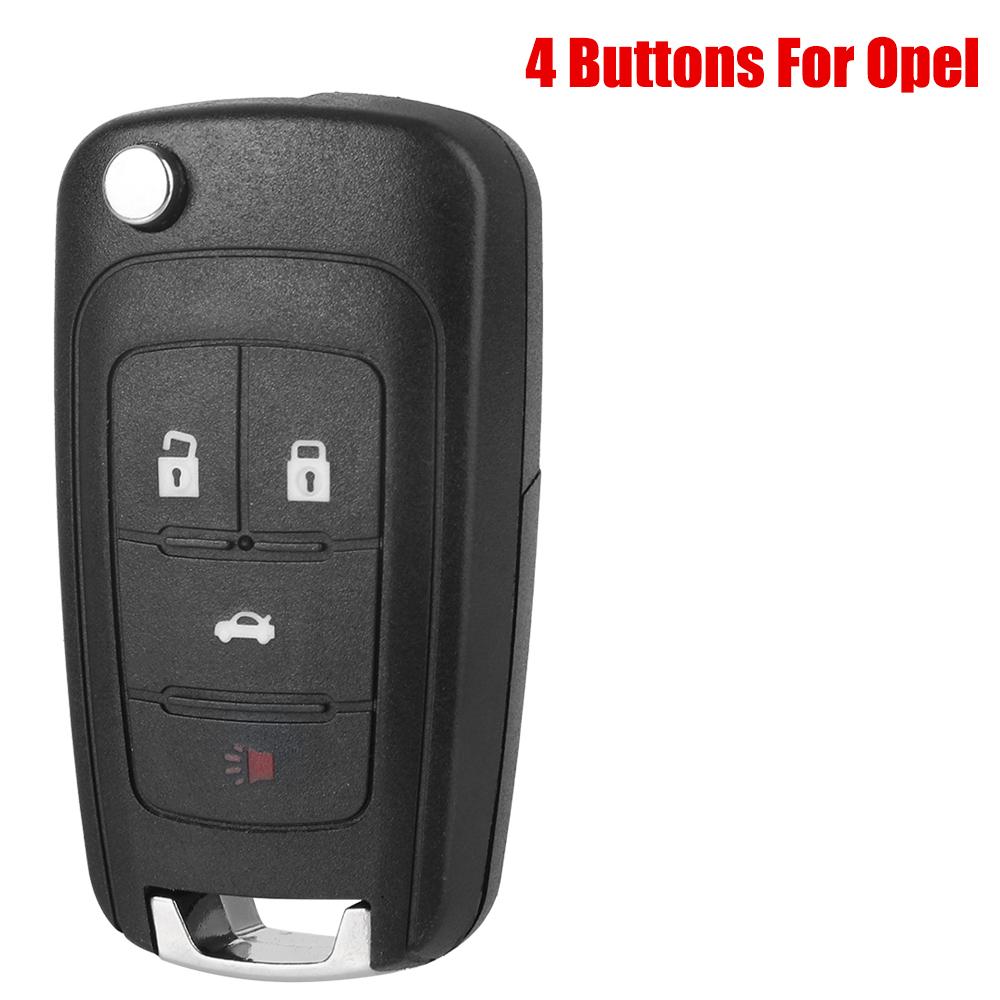 Для OPEL/VAUXHALL Astra J Corsa E Insignia Zafira C 2009-2016 автомобильный дистанционный ключ автомобильные аксессуары 2/4 кнопки