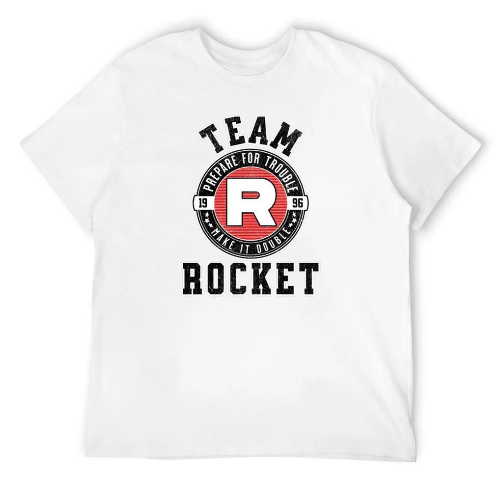 Team Rocket Prepare for trouble ! T-Shirt sublime tops customizeds workout shirts for men