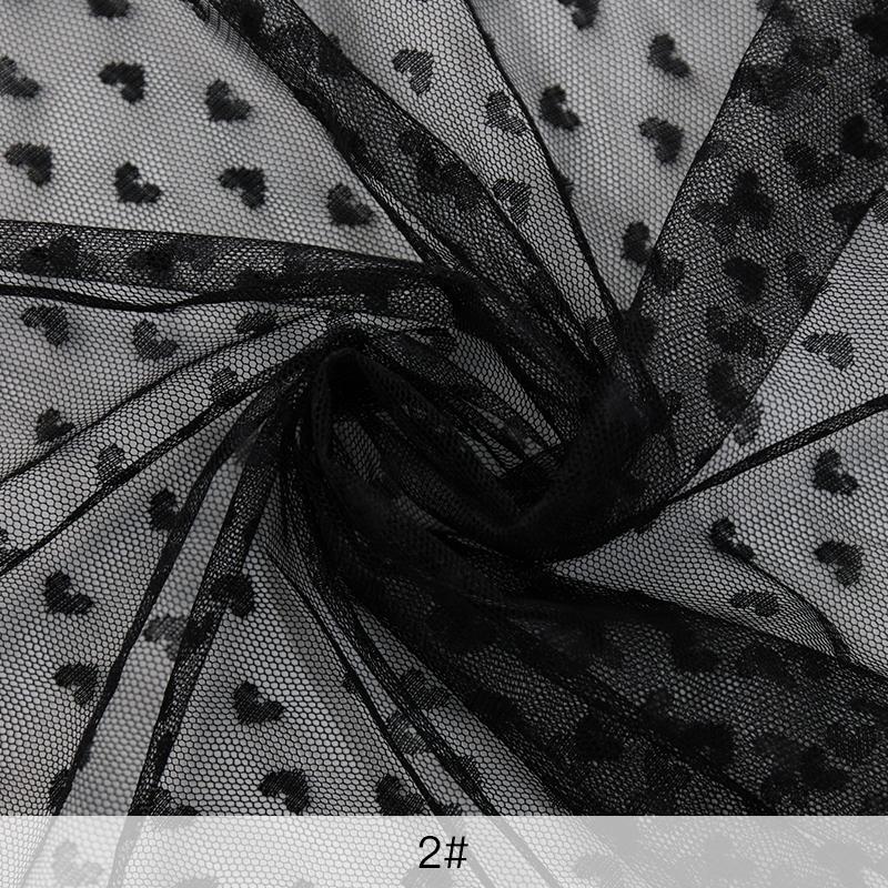 160x90см Мягкая сетка из тюля в форме сердца для детского платья принцессы, занавески, для шитья своими руками, ткань для юбки TJ20220