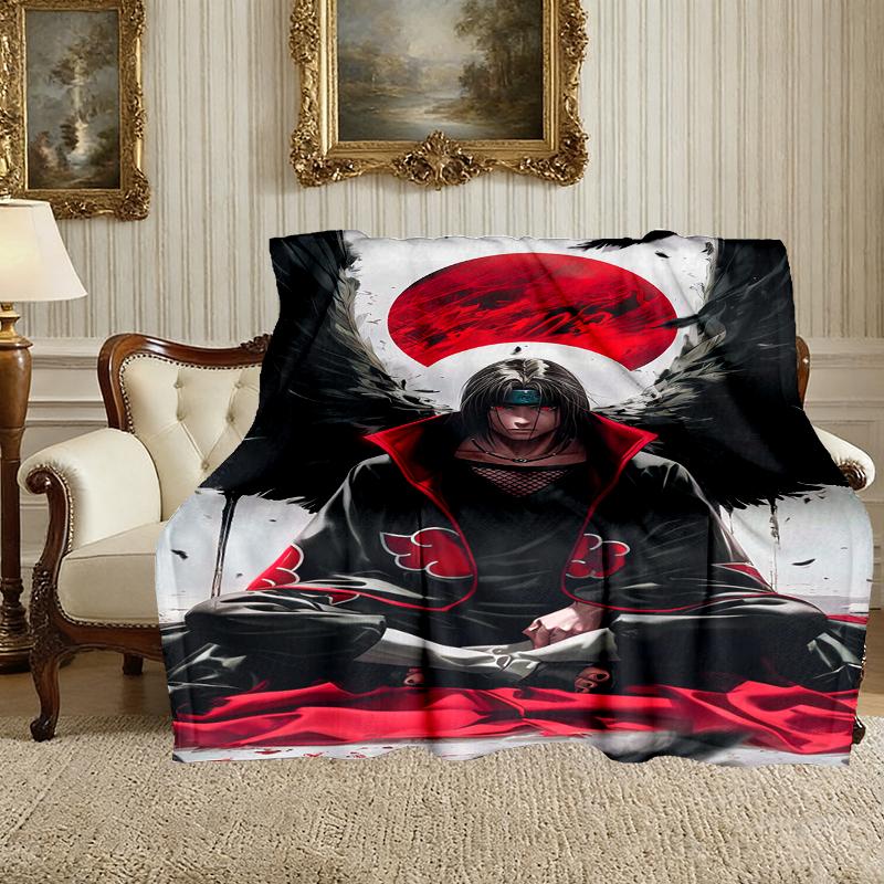 1pc Easy-Care naruto Blanket, Perfect for Couch, Bed, Home, Travel & More, Warm & Durable Printed Blanket