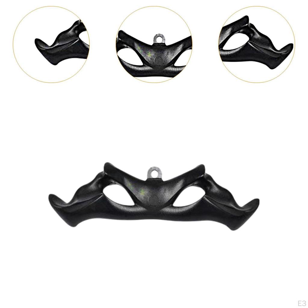 Ручка для тяги LAT, эргономичная рукоятка, тренажер для тренировок в спортзале, кабельный тренажер TPE, высокая