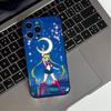 Чехол для телефона S-Sailor Moon Anime для iPhone 17,16,15,14,13,12,11 Plus,Pro Max,XS,Мягкий силиконовый черный чехол