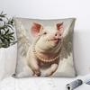 Pillow Cover Cartoon Flying Pig Retro Trendy Pillow Case For Living Room Bed Chair Pillowcases