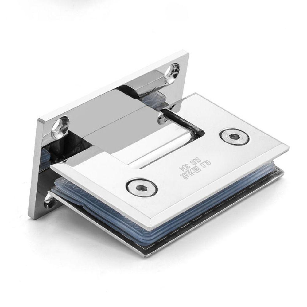 90°/135°/180° Зажим-кронштейн для стеклянной двери Фурнитура для двери из нержавеющей стали Петли для двери ванной комнаты Ванная комната