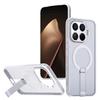 KEYSION Магнитный чехол с полыми элементами для рассеивания тепла для Xiaomi 17T Pro 5G, охлаждающий, со скрытой подставкой, противоударный чехол для телефона для Xiaomi 17T 5G