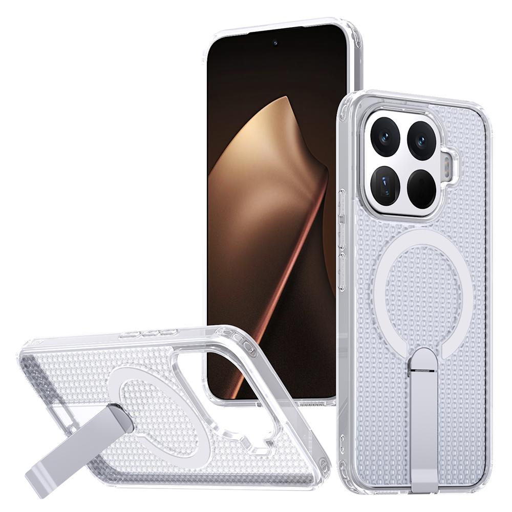 KEYSION Магнитный чехол с полыми элементами для рассеивания тепла для Xiaomi 17T Pro 5G, охлаждающий, со скрытой подставкой, противоударный чехол для телефона для Xiaomi 17T 5G