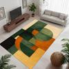 Ковер в стиле Mid-Century Modern Boho, абстрактный геометрический, для декора дома, игровая подстилка для детской комнаты, нескользящий ковер для декора дома, спальни, гостиной